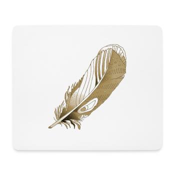 Feather - Mouse Pad (horizontal) - white - Front