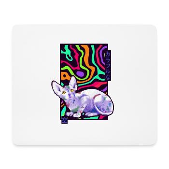 Sphynx Colours Cat - Mouse Pad (horizontal) - white - Front