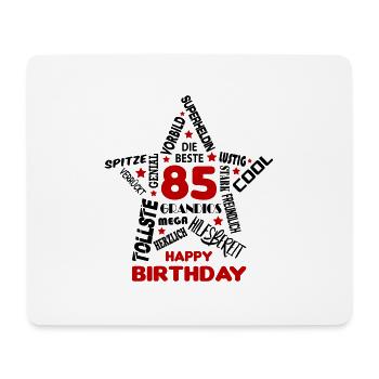 Geburtstag Frau 85 Happy Birthday Wife Women Best - Mousepad (Querformat) - Weiß - Vorne