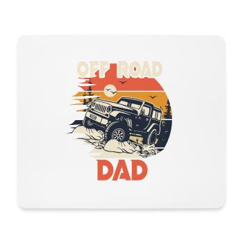 4x4 Offroad 4X4 Humor Papa Offroad - Mousepad (Querformat) - Weiß - Vorne