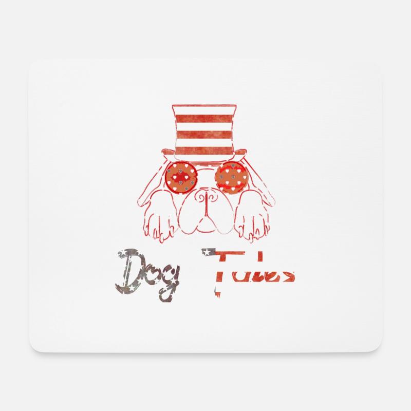 hund by ahapix - Mousepad (Querformat) - Weiß