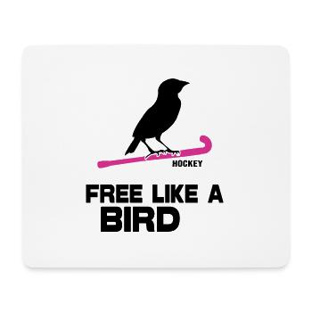 Hockey Feldhockey Hockeysport Hockeyspieler - Mousepad (Querformat) - Weiß - Vorne