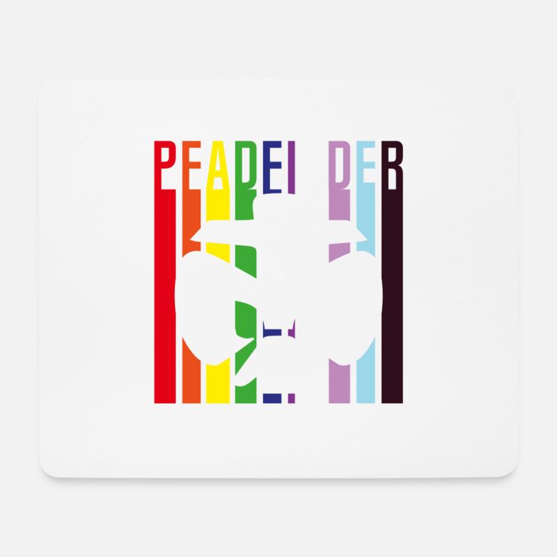 Scouts support Lgbtq+ - Mousepad (Querformat) - Weiß