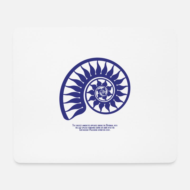 Ammonit: Seereise - Mousepad (Querformat) - Weiß