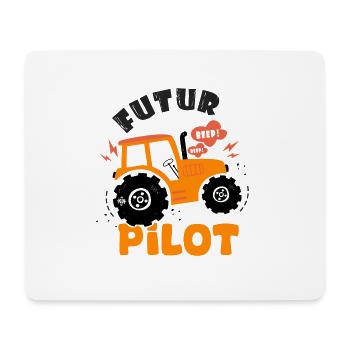 soon to be pilot farmer farmer. - Mouse Pad (horizontal) - white - Front