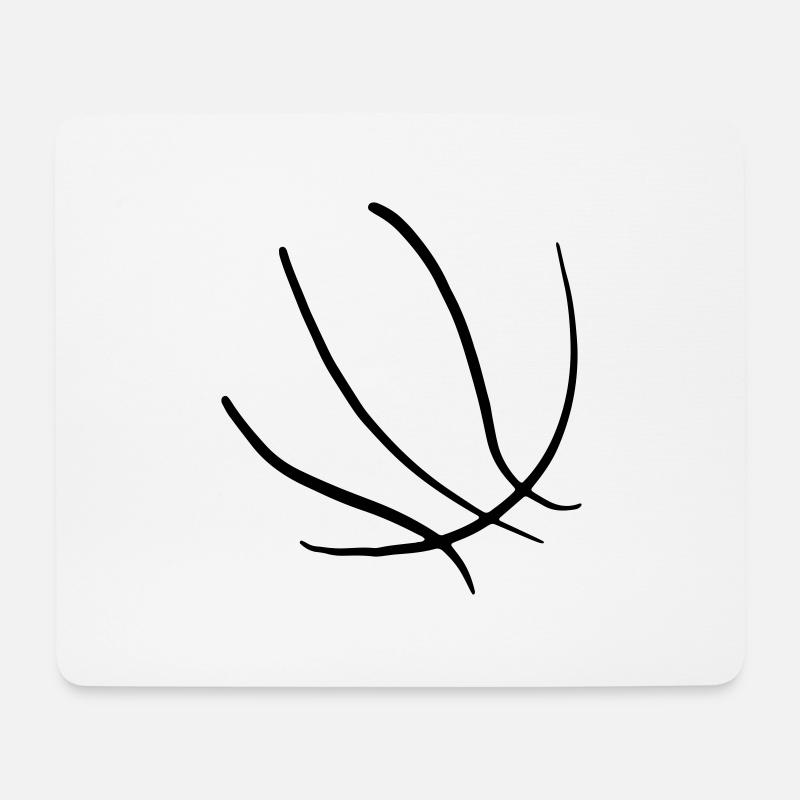 Basketball 05 - Mouse Pad (horizontal) - white
