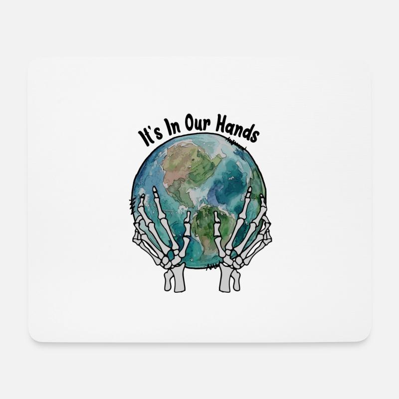 Der Planet - Mousepad (Querformat) - Weiß