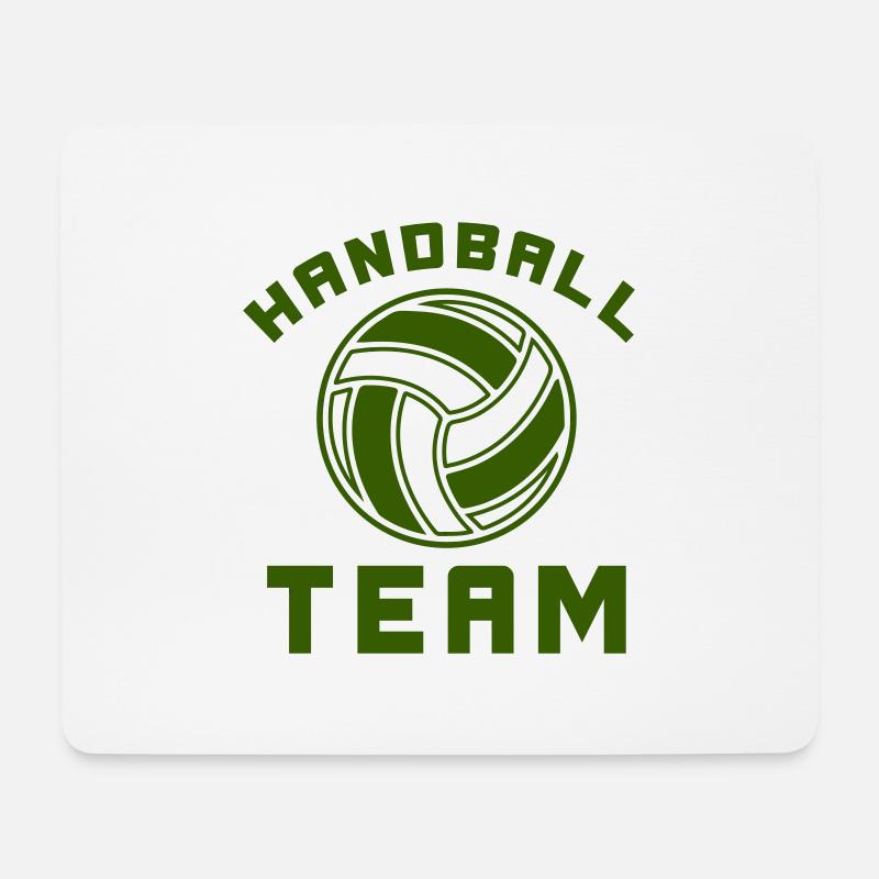 handball team - Mousepad (Querformat) - Weiß