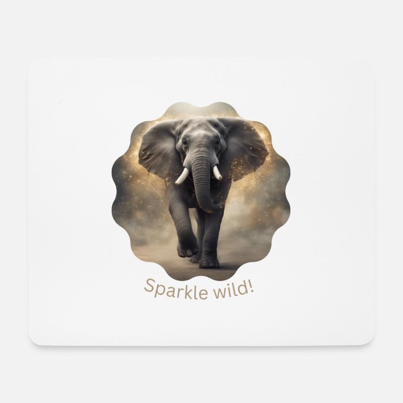 Sparkle wild 2 - Mousepad (Querformat) - Weiß