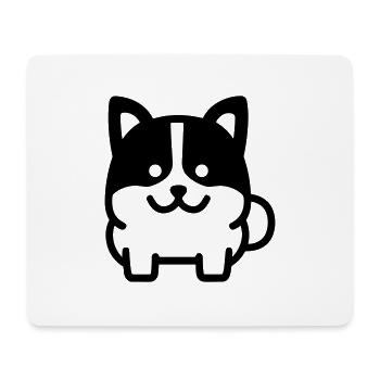 Dog - Mouse Pad (horizontal) - white - Front