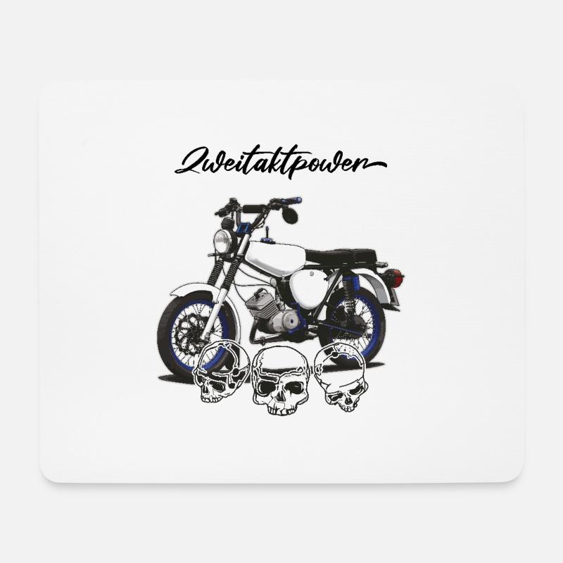 S51 (weiß) // Illustration - Mousepad (Querformat) - Weiß