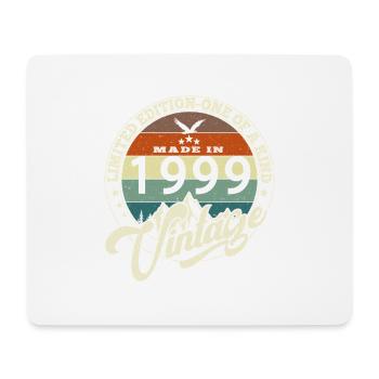 Vintage 1999 Best of 1999 - 26 Year Old Birthday - Mouse Pad (horizontal) - white - Front
