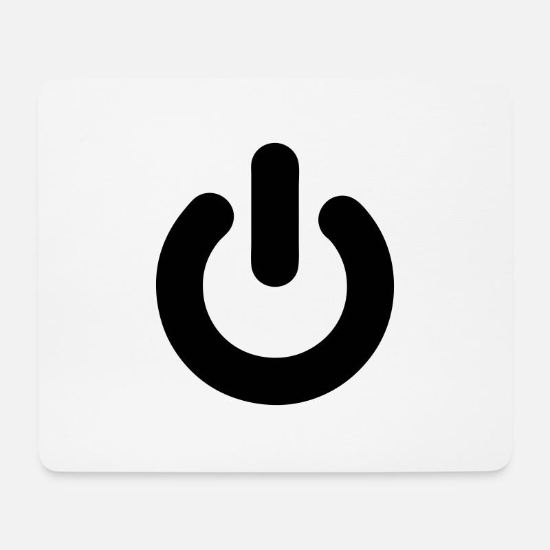 on, off, switch, PC, computer, SWITCH, on, out, - Mouse Pad (horizontal) - white