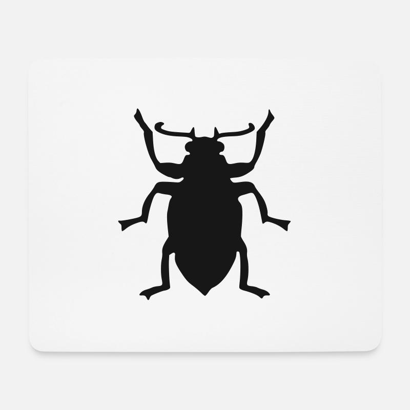 Käfer - Mousepad (Querformat) - Weiß