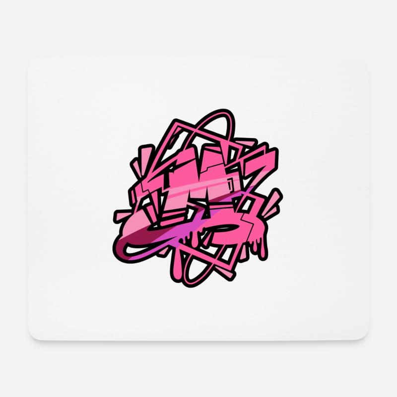 M - Mousepad (Querformat) - Weiß