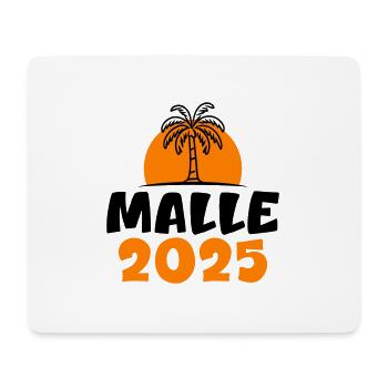 Malle 2025 - Mousepad (Querformat) - Weiß - Vorne