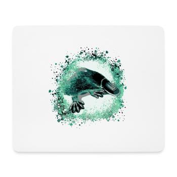 Platypus,platypus,graffiti,painting - Mouse Pad (horizontal) - white - Front