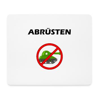 Abrüsten. Friedens Desing - Mousepad (Querformat) - Weiß - Vorne