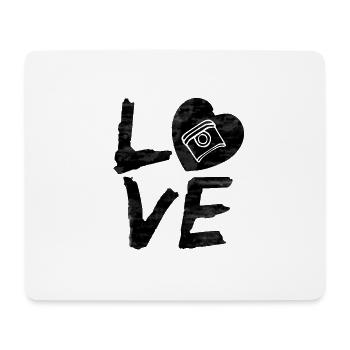 LOVE Piston - Mouse Pad (horizontal) - white - Front