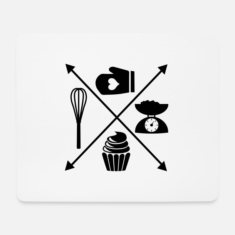 to bake - Mouse Pad (horizontal) - white