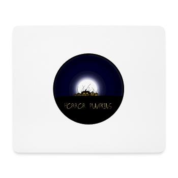 Citrouilles d’horreur - Tapis de souris (format paysage) - blanc - Devant