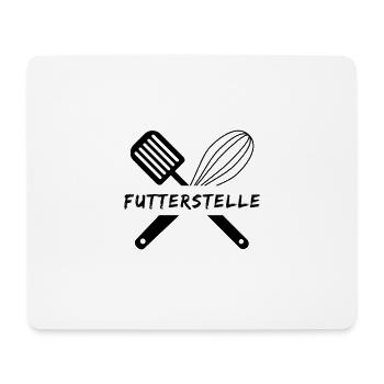 Futterstelle - Küche / Essen / Kochen - Mousepad (Querformat) - Weiß - Vorne
