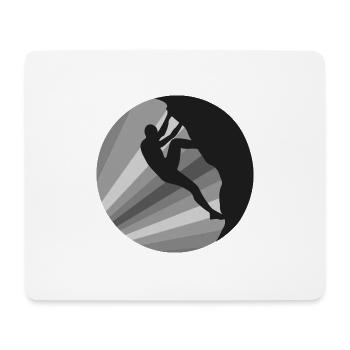 Varappe - Tapis de souris (format paysage) - blanc - Devant