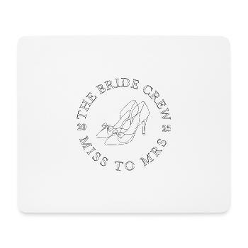 The Bride Crew, Miss to Mrs - Mousepad (Querformat) - Weiß - Vorne