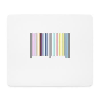 code à barres - Tapis de souris (format paysage) - blanc - Devant