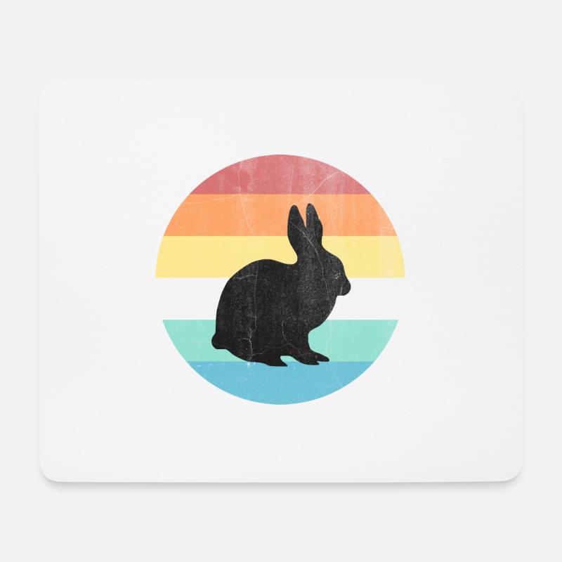 Hare - Mouse Pad (horizontal) - white