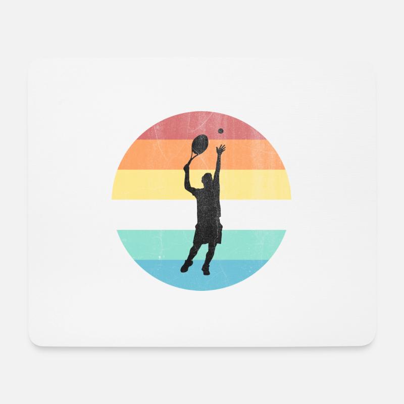 Tennis - Mousepad (Querformat) - Weiß