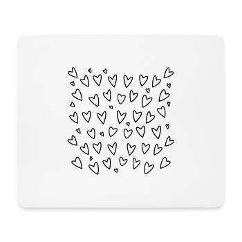 Ma chérie - Tapis de souris (format paysage) - blanc - Devant
