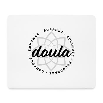 Doula Empower Support Lotus - Mouse Pad (horizontal) - white - Front