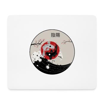 Yin and Yang - Mouse Pad (horizontal) - white - Front