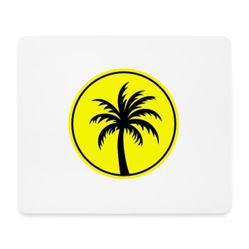 Palm Tree Holiday Beach - Mouse Pad (horizontal) - white - Front