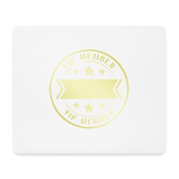 Vip Member Stempel - Mousepad (Querformat) - Weiß - Vorne