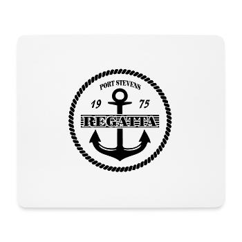 Voile - Voile - Voilier - Maritime - Tapis de souris (format paysage) - blanc - Devant