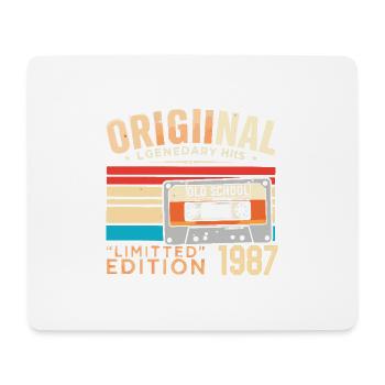 Original 1987, legendär seit 1987 Jahrgang 1987 - Mousepad (Querformat) - Weiß - Vorne