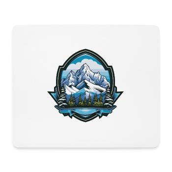 Mountains icon - Mouse Pad (horizontal) - white - Front