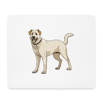 Kangal Hund - Mousepad (Querformat) - Weiß - Vorne