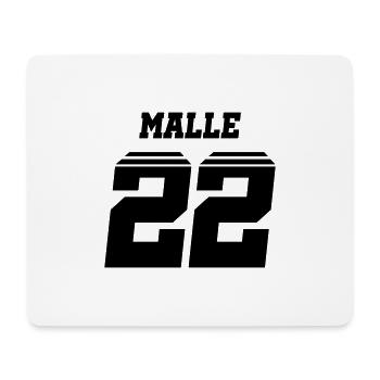 malle 22 - Mouse Pad (horizontal) - white - Front