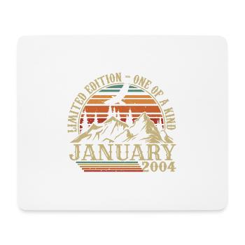 January 2004 - January 2004 Birthday Gift - Mouse Pad (horizontal) - white - Front