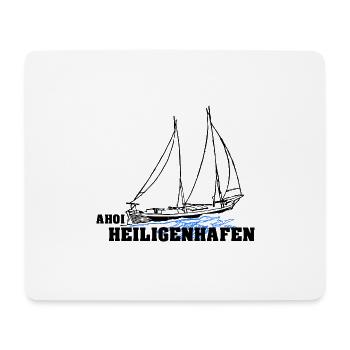 Segelboot Heiligenhafen - Mousepad (Querformat) - Weiß - Vorne