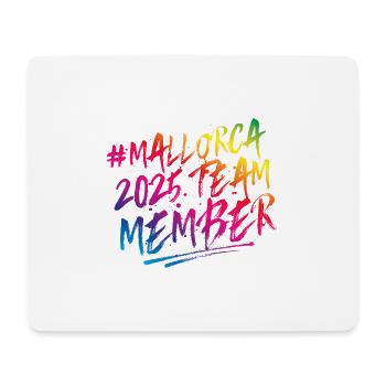 Mallorca 2025 Team Colorful - Mouse Pad (horizontal) - white - Front