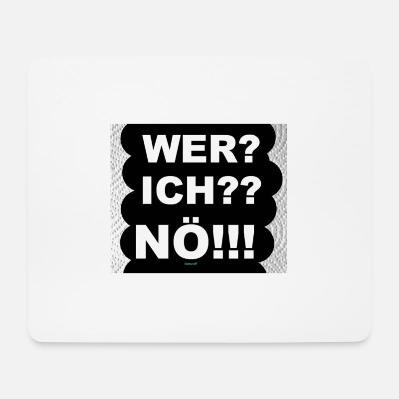 ZoffArt NÖ!!! - Mousepad (Querformat) - Weiß