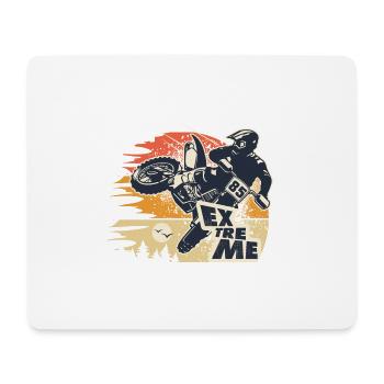 motorcycle motocross motocross motorcycle cross - Mouse Pad (horizontal) - white - Front