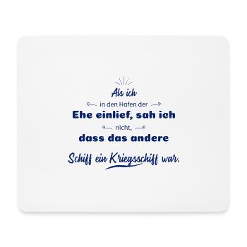 Lustige Sprüche Scheidung - Mousepad (Querformat) - Weiß - Vorne