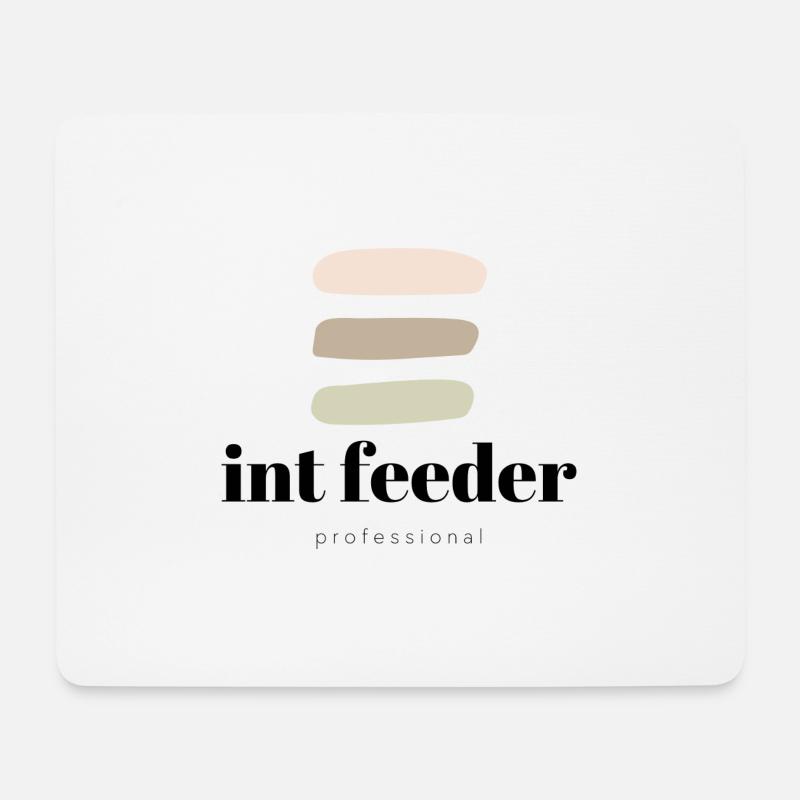 int feeder - Mousepad (Querformat) - Weiß