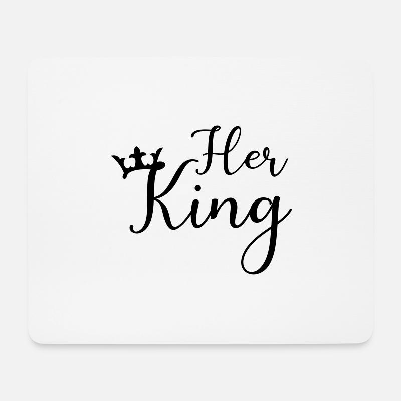 her king - Mouse Pad (horizontal) - white