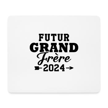 Futur Grand Frère 2024 - Tapis de souris (format paysage) - blanc - Devant